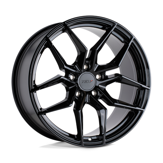 2085SVN305114B76 - TSW Silvano 20X8.5 5X114.3  30mm Gloss Black - TSW Wheels Canada