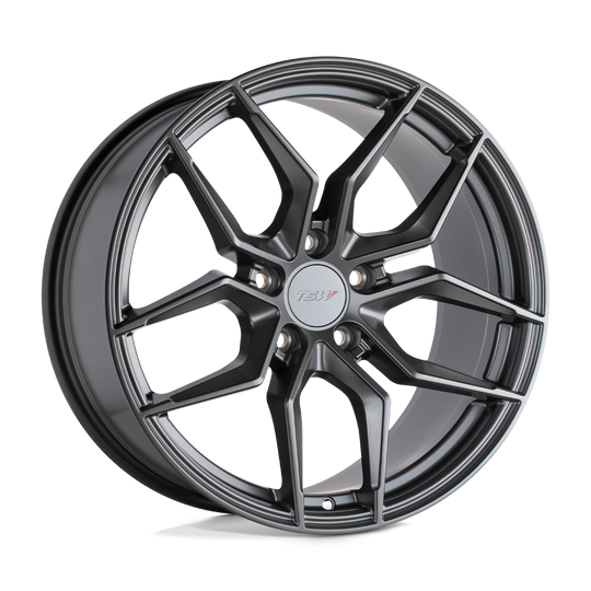 1985SVN325112G66 - TSW Silvano 19X8.5 5X112  32mm Gloss Gunmetal - TSW Wheels Canada