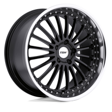 Load image into Gallery viewer, 2290SIL405114B76 - TSW Silverstone 22X9 5X114.3  40mm Gloss Black W/ Mirror Cut Lip - TSW Wheels Canada
