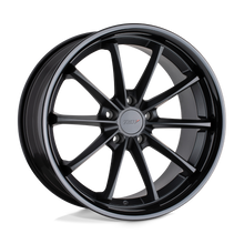 Load image into Gallery viewer, 1985SWP325112B66 - TSW Sweep 19X8.5 5X112  32mm Matte Black W/ Gloss Black Lip - TSW Wheels Canada