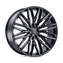 Charger l'image dans la galerie, 2295ADM256140B12 - Status Adamas 22X9.5 6X139.7  25mm Gloss Black - Status Wheels Canada