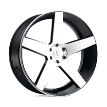 Load image into Gallery viewer, 2610EMP155115F74 - Status Empire 26X10 5X115  15mm Gloss Black W/ Machined Face - Status Wheels Canada
