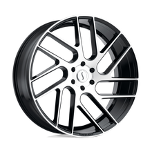 Load image into Gallery viewer, 2610JGR256140F12 - Status Juggernaut 26X10 6X139.7  25mm Gloss Black W/ Machined Face - Status Wheels Canada