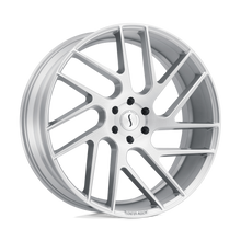 Load image into Gallery viewer, 2295JGR355127S71 - Status Juggernaut 22X9.5 5X127  35mm Silver W/ Brushed Machined Face - Status Wheels Canada