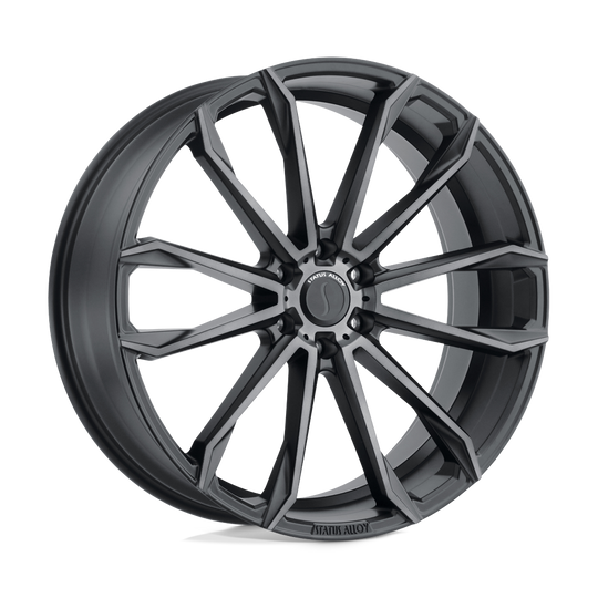 2495MST305114B76 - Status Mastadon 24X9.5 5X114.3  30mm Carbon Graphite - Status Wheels Canada