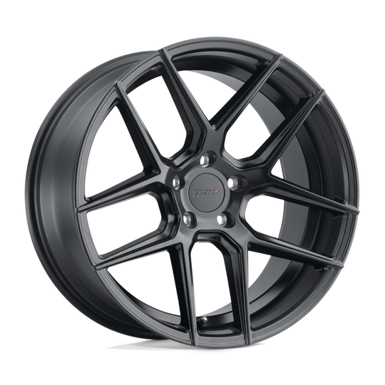 1895TAB405114B76 - TSW Tabac 18X9.5 5X114.3  40mm Semi Gloss Black - TSW Wheels Canada