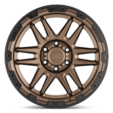 Load image into Gallery viewer, 1785APC-86140Z12 - Black Rhino Apache 17X8.5 6X139.7 -18 mm Matte Bronze W/ Black Ring &amp; Black Bolts - Black Rhino Wheels Canada