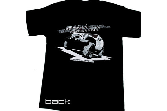 84026 Rough Country T-Shirt - Black - Size SM Rough Country Canada