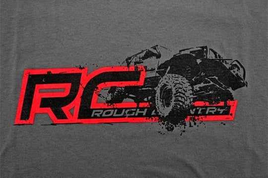 84063 Rough Country T-Shirt - Rough Country Crawl - Grey - Size XL Rough Country Canada