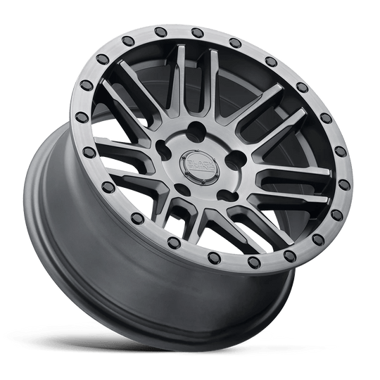 1570ACH155100G56 - Black Rhino Arches 15X7 5X100  15mm Matte Brushed Gunmetal W/ Black Bolts - Black Rhino Wheels Canada