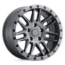 Load image into Gallery viewer, 1570ACH155100G56 - Black Rhino Arches 15X7 5X100  15mm Matte Brushed Gunmetal W/ Black Bolts - Black Rhino Wheels Canada