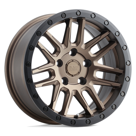 1780ACH305114Z76 - Black Rhino Arches 17X8 5X114.3  30mm Bronze W/ Black Ring - Black Rhino Wheels Canada