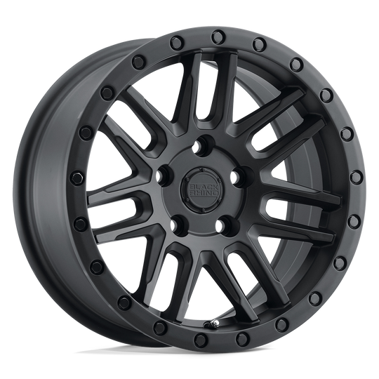 1570ACH155100B56 - Black Rhino Arches 15X7 5X100  15mm Matte Black - Black Rhino Wheels Canada