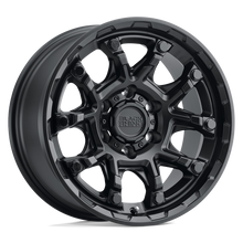 Load image into Gallery viewer, 1785ARK006135M87 - Black Rhino Ark 17X8.5 6X135  0mm Matte Black W/ Gloss Black Bolts - Black Rhino Wheels Canada