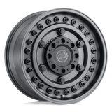 Black Rhino Armory 17X9.5 8X165.1 -18 mm Gun Black