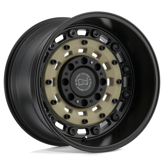 2012ARS-45127D71 - Black Rhino Arsenal 20X12 5X127 -44 mm Sand On Black - Black Rhino Wheels Canada