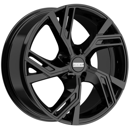 FMI07-20855108P45GB - Fondmetal Atena 20X8.5 5X108 ET 45mm Black - Fondmetal Wheels Canada