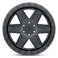 Charger l'image dans la galerie, 1790ATA005140M78 - Black Rhino Attica 17X9 5X139.7  0mm Matte Black W/ Black Ring - Black Rhino Wheels Canada