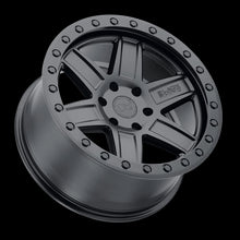 Load image into Gallery viewer, 1790ATA005140M78 - Black Rhino Attica 17X9 5X139.7  0mm Matte Black W/ Black Ring - Black Rhino Wheels Canada