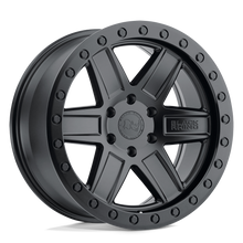 Load image into Gallery viewer, 2095ATA126135M87 - Black Rhino Attica 20X9.5 6X135  12mm Matte Black W/ Black Ring - Black Rhino Wheels Canada