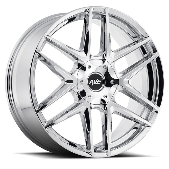 A613-2290002635C - MKW A613 22X9 6X139.7 / 6X135 35mm Chrome - MKW Wheels Canada