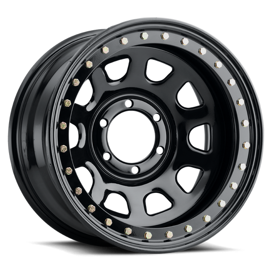 54B-58060 - AWC 54B-Daytona 15X8 6X139.7 -19mm Gloss Black - AWC Wheels Canada