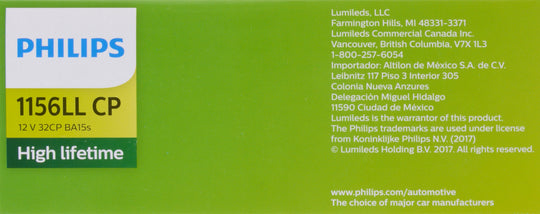 1156LLCP Philips LongerLife Miniature 1156LL - LongerLife - Multiple Commercial 10-Pack Philips Bulbs