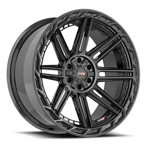 VRD-501201057-18GB - Vortek VRP-501 20X10 6X135 / 6X139.7 ET -18mm Gloss Black - Vortek Wheels Canada