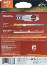 Load image into Gallery viewer, H11XVB1 Philips X-tremeVision Headlight H11 - X-tremeVision - Single Blister Pack Philips Bulbs