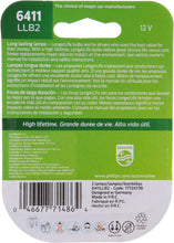 Load image into Gallery viewer, 6411LLB2 Philips LongerLife Miniature 6411LL - LongerLife - Twin Blister Pack Philips Bulbs