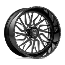 Load image into Gallery viewer, AFTNH38S71-5-21 - American Force AFW Nova 24X12 5X127 -40mm Gloss Black Mill-Mach - American Force Wheels Canada