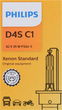 Load image into Gallery viewer, D4SC1 Philips Xenon HID lamp D4S - Standard - Single Commercial Pack Philips Bulbs