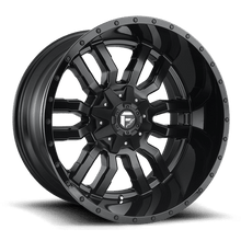 Charger l'image dans la galerie, D59624208247 - Fuel Off-Road D596 Sledge 24X12 8X165.1 ET -44mm Matte Black Gloss Black Lip - Fuel Off-Road Wheels Canada