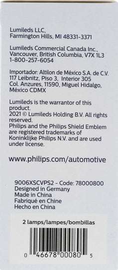 9006XSCVPS2 Philips CrystalVision platinum Headlight 9006XS - CrystalVision Platinum - Twin Special Pack Philips Bulbs