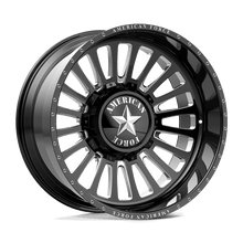 Charger l'image dans la galerie, AFTNDC03G24-5-21 - American Force AFW Bane 24X12 8X180 -55mm Gloss Black Mill-Mach - American Force Wheels Canada