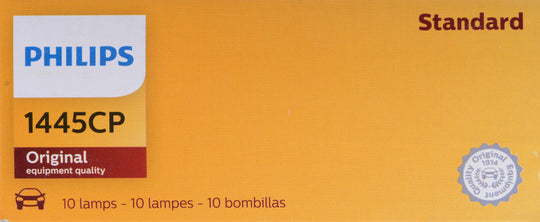 1445CP Philips Standard Miniature 1445 - Standard - Multiple Commercial 10-Pack Philips Bulbs
