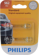 Load image into Gallery viewer, 562B2 Philips Standard Miniature 562 - Standard - Twin Blister Pack Philips Bulbs