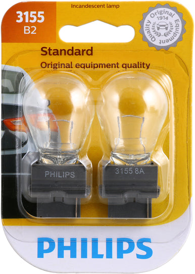 3155B2 Philips Standard Miniature 3155 - Standard - Twin Blister Pack Philips Bulbs