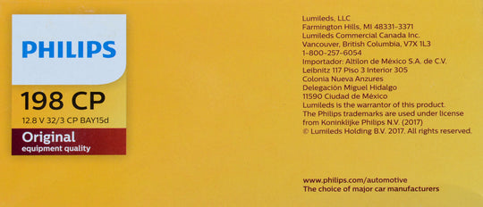 198CP Philips Standard Miniature 198 - Standard - Multiple Commercial 10-Pack Philips Bulbs