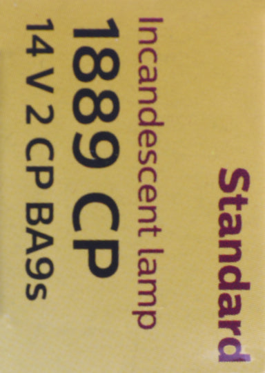 1889CP Philips Standard Miniature 1889 - Standard - Multiple Commercial 10-Pack Philips Bulbs