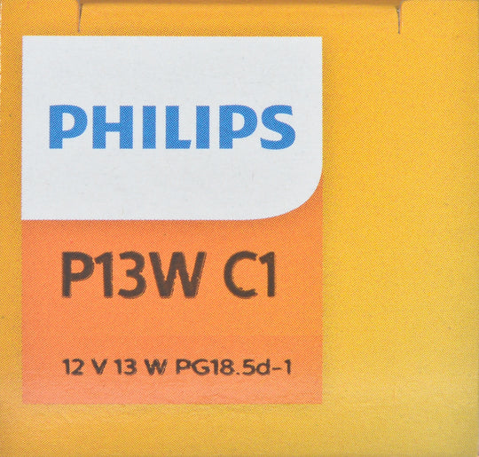 P13WC1 Philips HiPerVision Bulb P13W - Standard - Single Commercial Pack Philips Bulbs