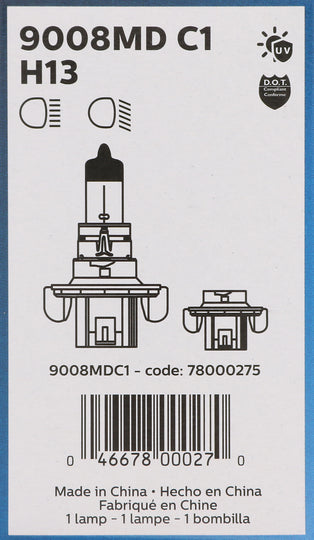 9008MDC1 Philips MasterDuty Bulb - MasterDuty Single Commercial Pack Philips Bulbs