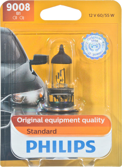 9008B1 Philips Standard Headlight 9008 - Standard - Single Blister Pack Philips Bulbs