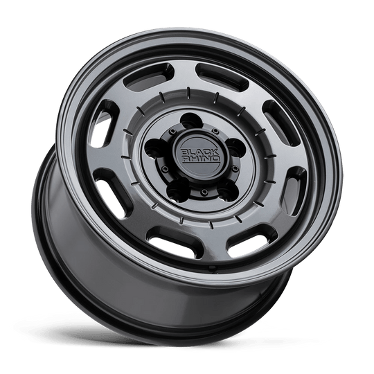 1680BDR386130G84 - Black Rhino Bandolier 16X8 6X130  38mm Gloss Gunmetal - Black Rhino Wheels Canada