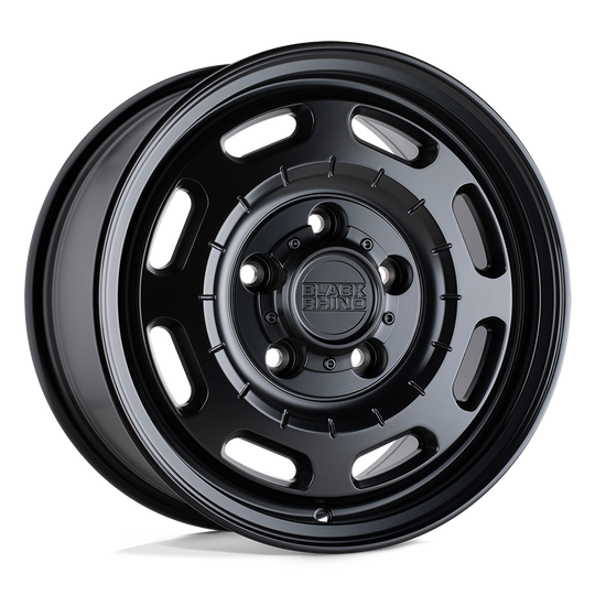 1780BDR455160B65 - Black Rhino Bandolier 17X8 5X160  45mm Matte Black - Black Rhino Wheels Canada