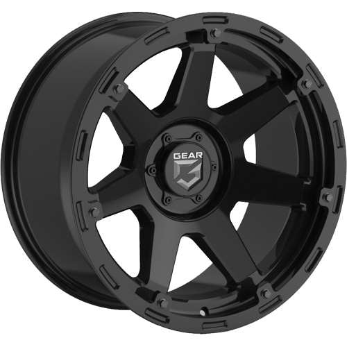 753SB-7906818 - Gear Off Road 753SB Barricade 17X9 6X135 ET 18mm Satin Black - Gear Off Road Wheels Canada
