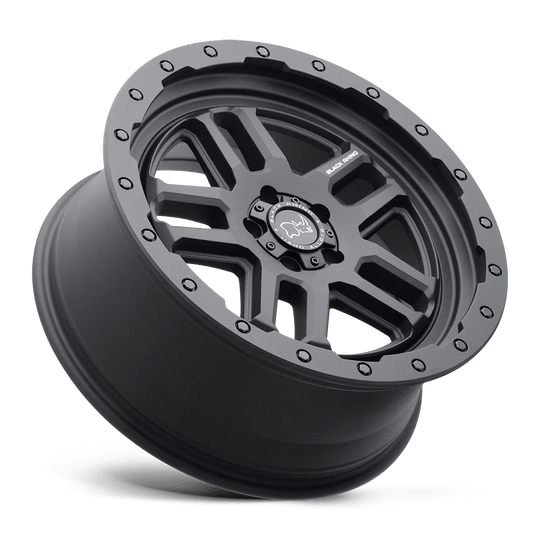 2095BTW126140M12 - Black Rhino Barstow 20X9.5 6X139.7  12mm Textured Matte Black - Black Rhino Wheels Canada