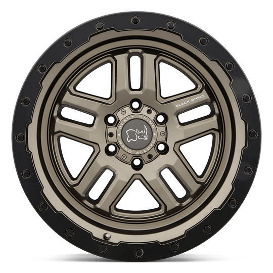 1780BTW305127Z71 - Black Rhino Barstow 17X8 5X127  30mm Matte Bronze W/ Matte Black Ring - Black Rhino Wheels Canada