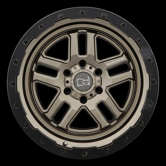 2095BTW005140Z78 - Black Rhino Barstow 20X9.5 5X139.7  0mm Matte Bronze W/ Matte Black Ring - Black Rhino Wheels Canada