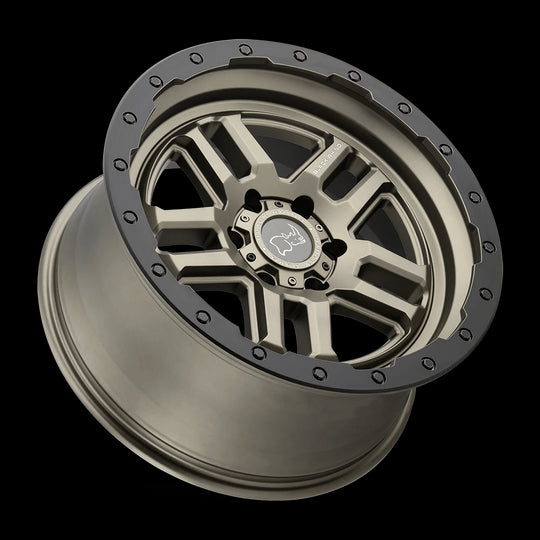 2095BTW005140Z78 - Black Rhino Barstow 20X9.5 5X139.7  0mm Matte Bronze W/ Matte Black Ring - Black Rhino Wheels Canada